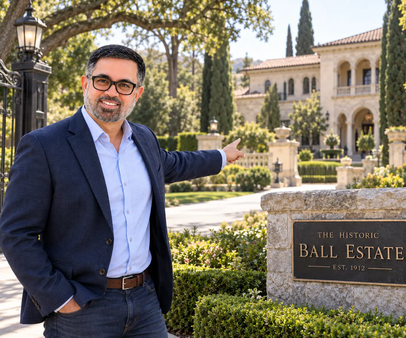 The historic Ball Estate in Alamo